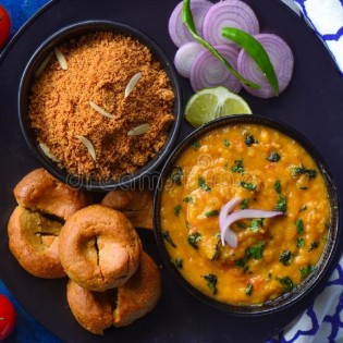 Sunday Special - Daal Baati Churma
