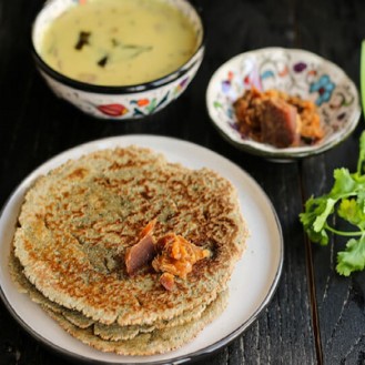 Bajre ki Roti with Kadi 