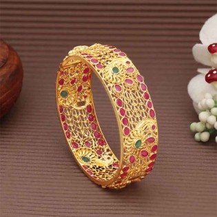 22k Precious Stone Bangle 112VG1673