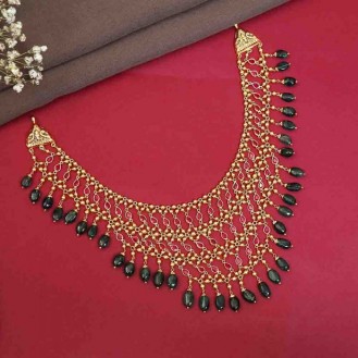 22K Antique Gold Necklace 123VG6731